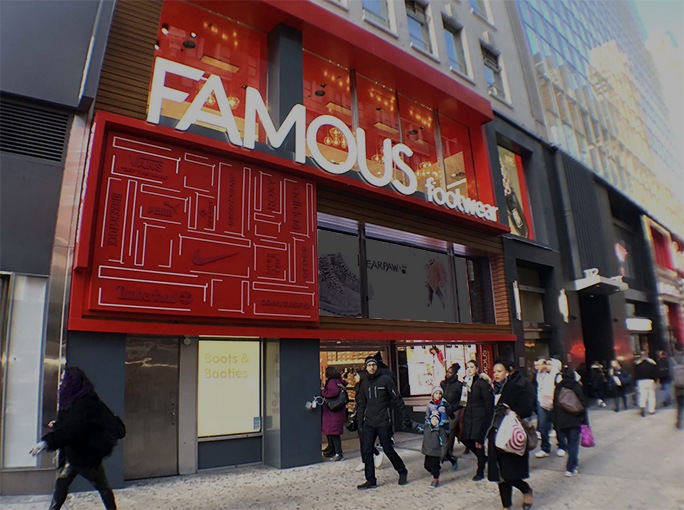 Famous Footwear Store in Manhattan